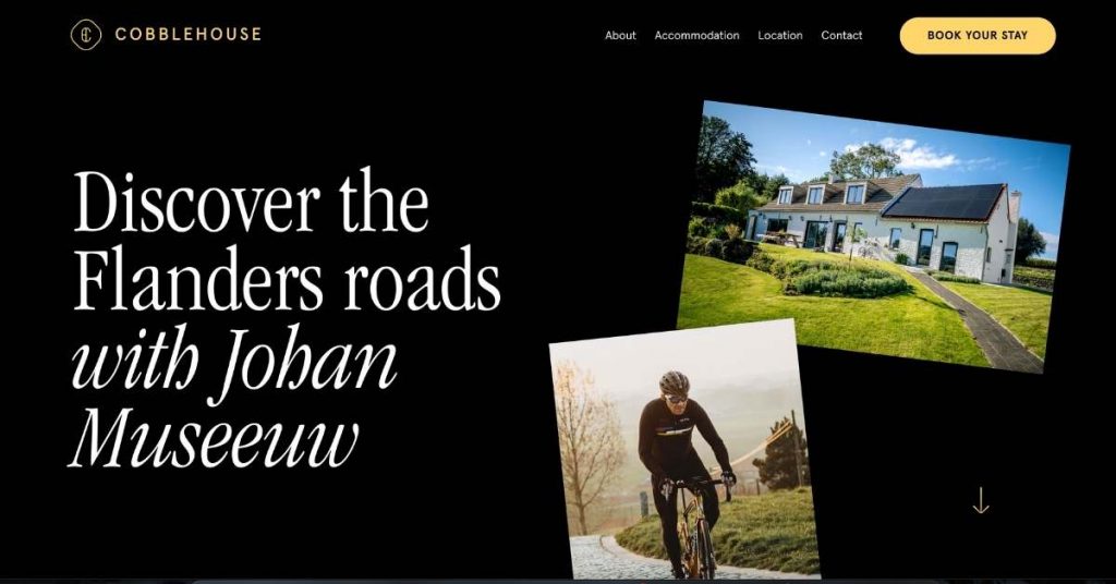 CobbleHouse venture Flanders with Johan Museeuw